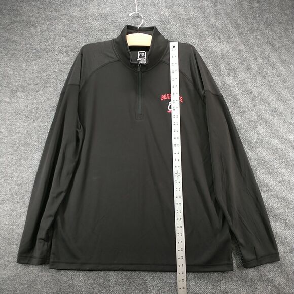 Pro Edge by Knights Apparel Men's Cincinnati Bearcats 1/4 Zip Pullover Black XL - Picture 11 of 13